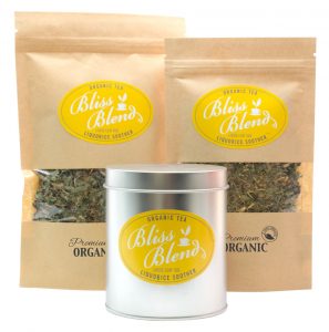 Herbal Infusion of Liquorice, Lemon balm, Lemon verbena and Thyme.