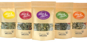 Bliss blend premium organic tea product range liquorice soother antiox tonic cleansing replenishing gunpowder green invigurating ginger green